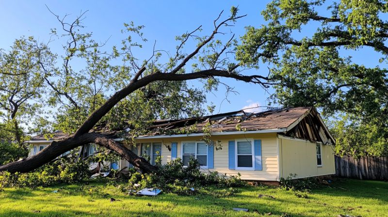 Storm Damage Tree Collapse